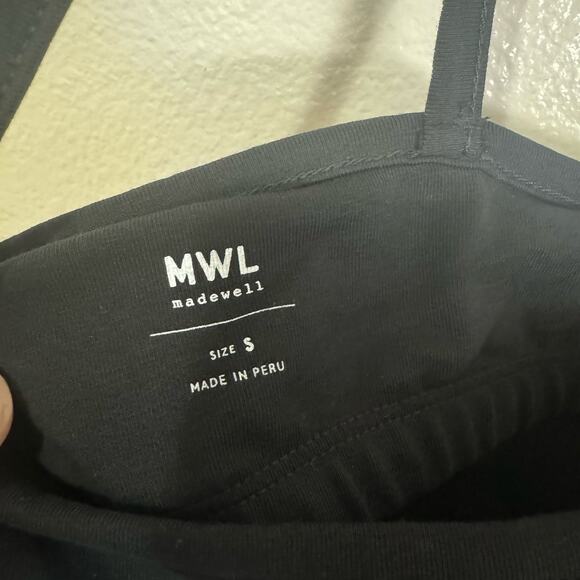 Madewell Knit Biker Sleeveless Stretchy Trendy Unitard US Women's S New - Picture 5 of 7